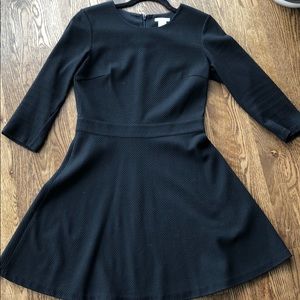Club Monaco black textured dress